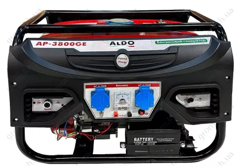 Фото 1- Генератор бензиновий ALDO AP-3800GE