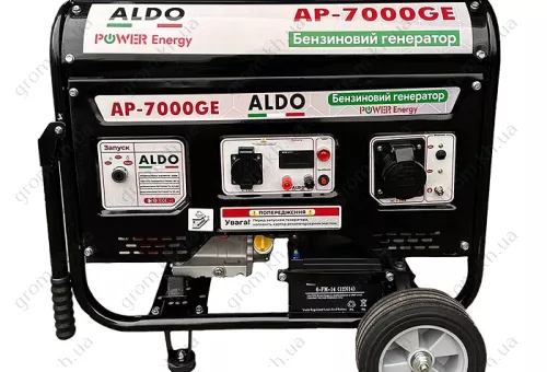 Фото 1- Генератор бензиновый ALDO AP-7000GE