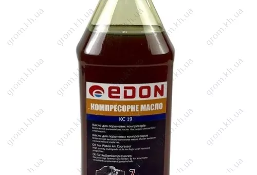 Фото 1- Масло компрессорное Edon КС-19 (1 л)