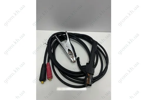 Фото 1- Комплект зварювальних кабелів (3,0м/1,8м)