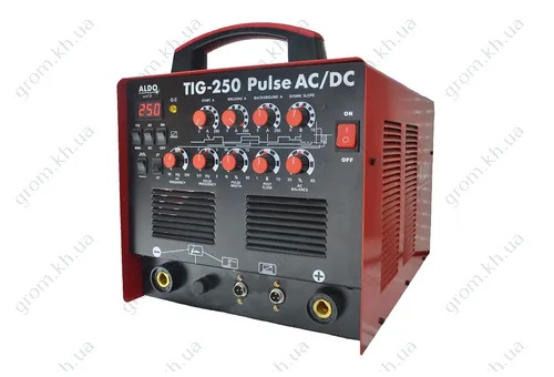 Фото 1- Сварочный аргоновый аппарат ALDO TIG-250 Pulse AC/DC