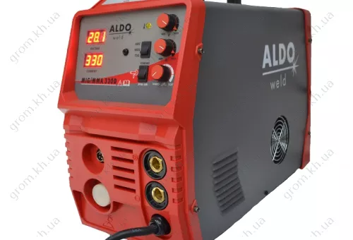 Фото 1- Сварочный инверторный полуавтомат ALDO MIG/MMA/TIG - 330D (сварочная проволка 5,0-15,0кг)