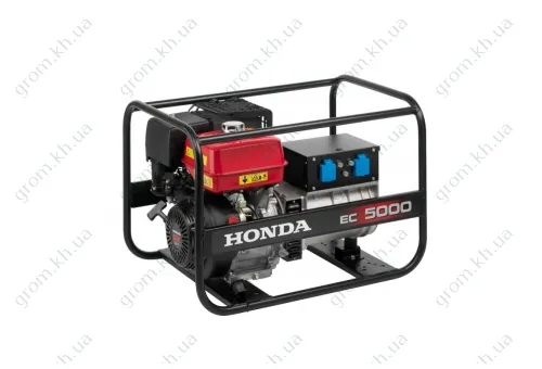 Фото 1- Бензиновый генератор Honda HONDA EC 5000