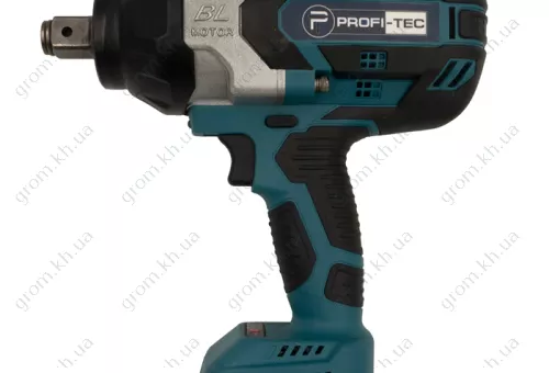 Фото 1- Акумуляторний безщітковий ударний гайковерт PROFI-TEC DTW1001BL (без акумуляторів та зарядних пристроїв, кейс)