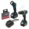 Фото 2 - Аккумуляторный набор инструментов PROFI-TEC Combo Set Makita 1 (DML815, DHP485BL, D-31083) (2 х 5.0 Ач, зарядное устройство)