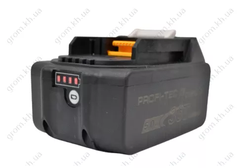 Фото 1- Акумуляторна батарея PROFI-TEC BL3650 POWERLine (5.0 Ач, з чіпом та індикатором заряду)