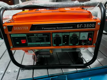 Фото 1- Генератор бензиновий Dekster БГ-3800
