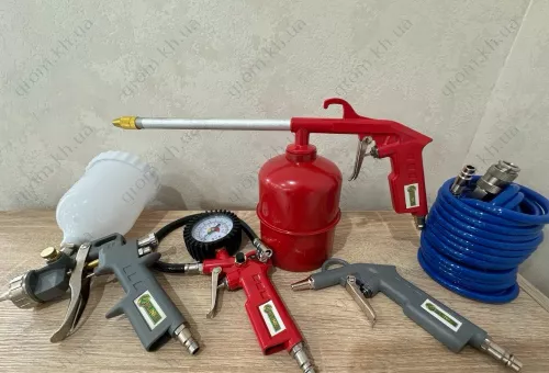 Фото 1- Набор пневмоинструмента Flinke 5 в 1