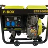 Фото 3 - Генератор дизель Y-BOX KDE7000E 4.5/5.0KW однофазний, 220V (двигун 186FE)
