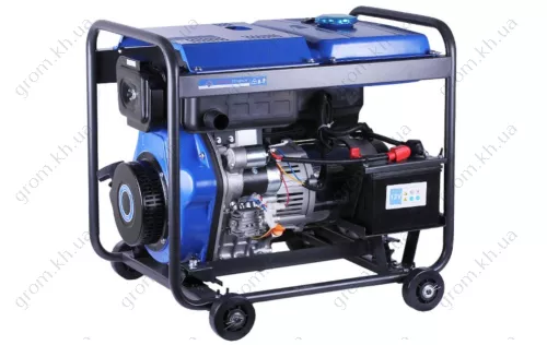 Фото 1- Генератор дизельный TATA JM8500X(E) 6.0/6.5KW (подогрев топлива) однофазный, 220V