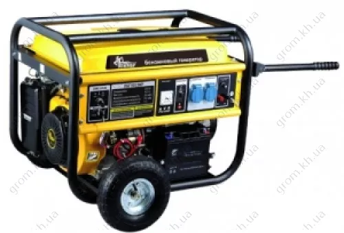 Фото 1- Бензиновый генератор Кентавр БГ505ЭА с контроллером
