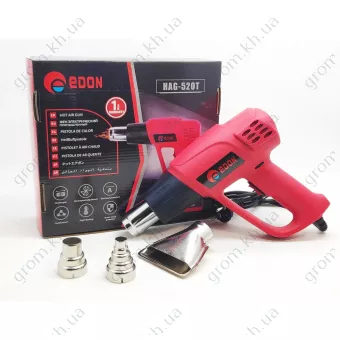 Фото 1- Фен промышленный Edon HAG-520T(Плавная регулировка)