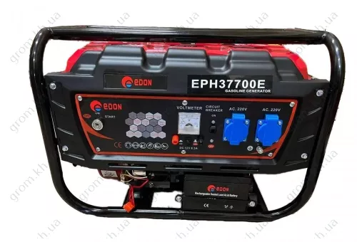 Фото 1- Бензиновый генератор Edon EPH37700E