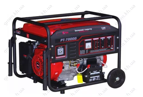 Фото 1- Бензиновий генератор Edon PT-7000D