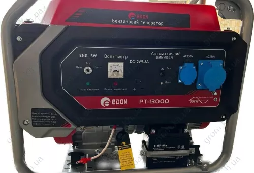 Фото 1- Бензиновый генератор Edon PT-13000