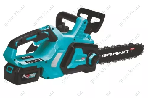 Фото 1- Аккумуляторная мини цепная пила Grand АПЦ-21V BL PRO