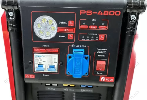 Фото 1- Мобильный блок питания (аккумуляторная станция) Edon PS-4800
