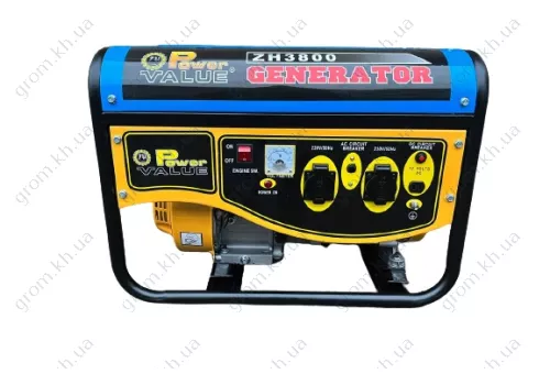 Фото 1- Генератор бензиновый Сич РТ-3800 3.8 кВт, 100% Медная обмотка