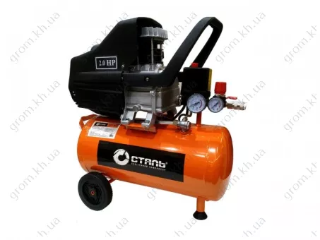 Фото 1- Повітряний поршневий компресор Сталь КСТ-24