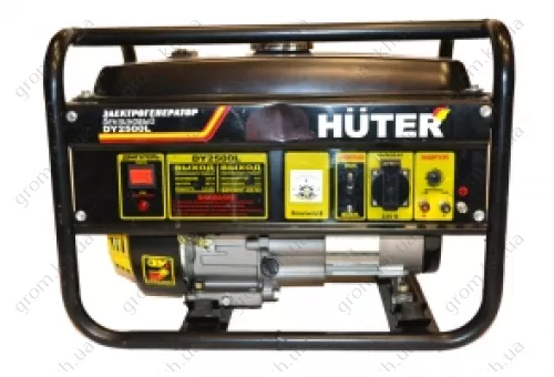 Фото 1- Бензиновый генератор Huter DY2500L