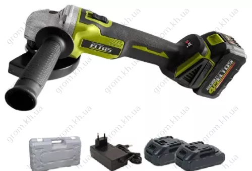 Фото 1- Болгарка акумуляторна Eltos МШУ-125/20 BL (BRUSHLESS)