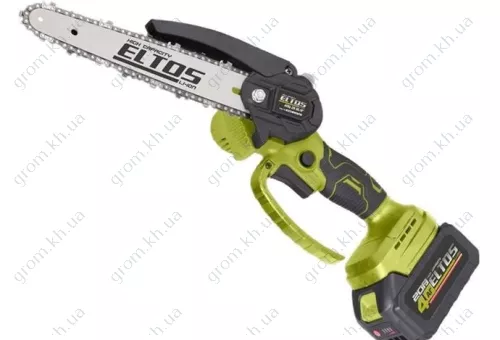 Фото 1- Аккумуляторная мини пила цепная Eltos АПЦ-20 BL/8