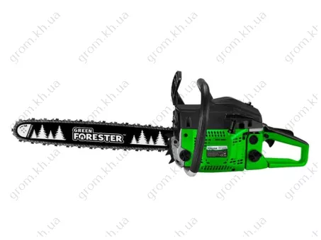 Фото 1- Бензопила Green Forester GFS-5200HD (2 шины, 2 цепи)