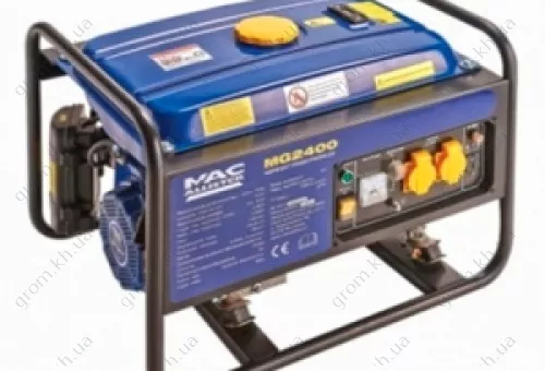 Фото 1- Бензиновий генератор MacAllister MG 2400 (2,0-2,4 кВт)