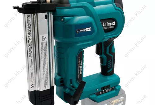 Фото 1- Акумуляторний гвоздозабивач/степлер PROFI-TEC PPT20BL POWERLine (без акумулятора та зарядного пристрою)