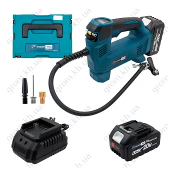 Фото 1- Аккумуляторный насос PROFI-TEC PAP2012BL POWERLine (2 х 4.0 Ач, зарядное устройство)