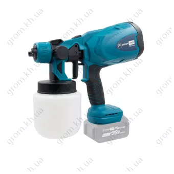 Фото 1- Аккумуляторный краскопульт PROFI-TEC PT800BL POWERLine (без аккумулятора или зарядного устройства)