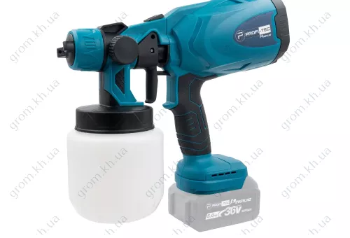 Фото 1- Акумуляторний фарбокопульт PROFI-TEC PT800BL POWERLine (без акумулятора або зарядного пристрою)