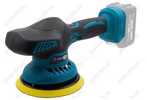 Фото 1- Акумуляторна полірувальна ротаційна машина PROFI-TEC DPO150BL POWERLine (без акумулятора та зарядного пристрою)