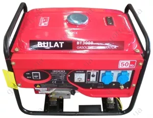 Фото 1- Бензиновый генератор Булат BT3000CL