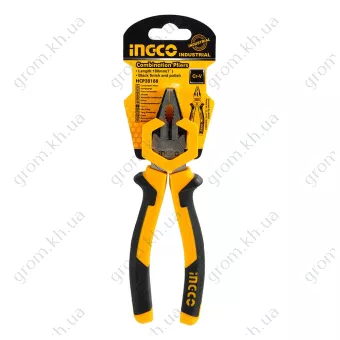 Фото 1- Плоскогубцы комбинированные Master 180 мм INGCO INDUSTRIAL