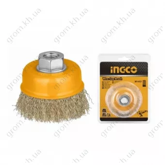 Фото 1- Щетка чашеобразная проволочная 125mm INGCO WB11251