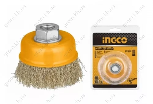 Фото 1- Щітка чашеподібна дротяна 125mm INGCO WB11251