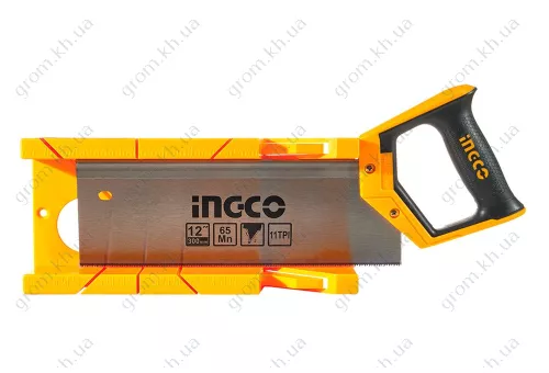 Фото 1- Ножовка пасовочная с пластиковым стуслом 300 мм INGCO