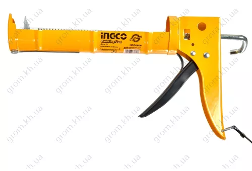 Фото 1- Пистолет для герметика полузакрытый 235 мм INGCO