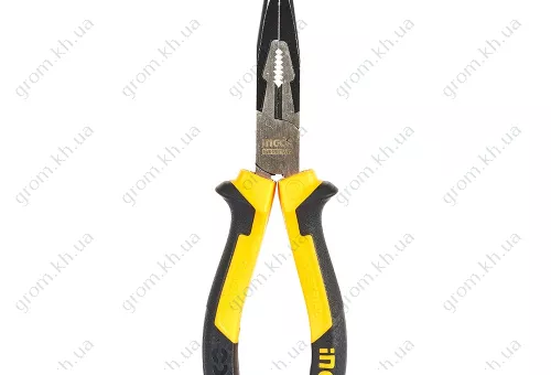 Фото 1- Длинногубцы Master 200 мм INGCO INDUSTRIAL