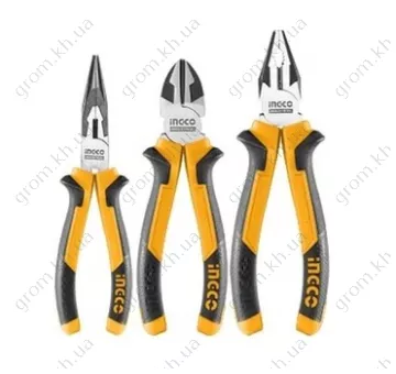 Фото 1- Набор мини плоскогубцев 4 шт. INGCO
