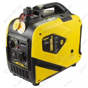 Фото 1- Генератор інверторний бензиновий SIGMA 2.2/2.5кВт 50дБ 4-х тактний ручний запуск