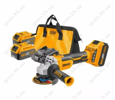 Фото 1- Болгарка акумуляторна INGCO P20S CAGLI2012582