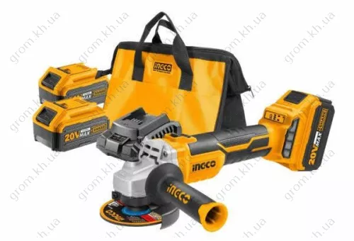 Фото 1- Болгарка акумуляторна INGCO P20S CAGLI2012582