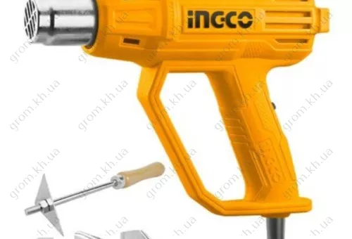 Фото 1- Фен строительный сетевой 2000wT INGCO HG200038