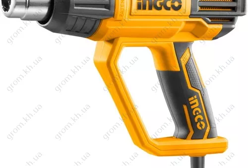 Фото 1- Фен будівельний мережевий 2000wT INGCO HG200028-1