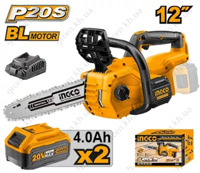Фото 1- Пила ланцюгова акумуляторна INGCO P20S CGSLI201286