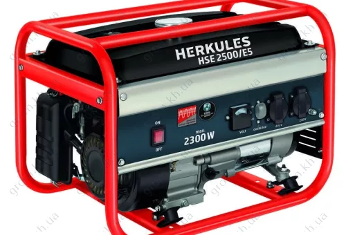 Фото 1- Бензиновий генератор Herkules HSE 2500/E5