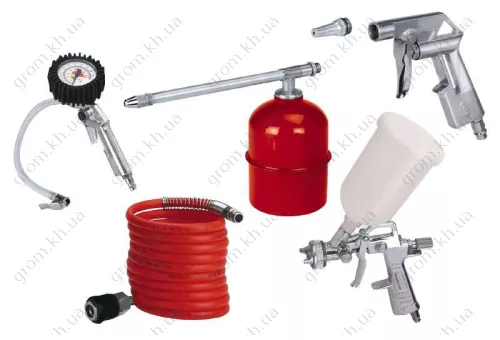 Фото 1- Набор пневмоаксессуаров Einhell Profi 5