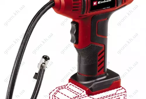Фото 1- Автомобильный компрессор аккумуляторный Einhell CE-CC 18 Li-Solo